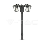 Градиснки Лампа 3ХE27 1990мм Черен IP44