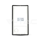 Аплик за Стена E27 Черен Мат