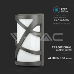 Аплик за Стена E27 Тъмно Сиво