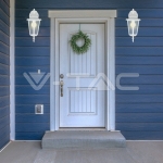 Аплик за Стена E27 Бял Мат На Долу