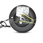 Градинска Висяща Лампа E27 Мат Черен