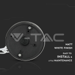 Градинска Висяща Лампа E27 Мат Бял