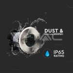 Тяло за Вграждане В Земя Сатен Никел Кръг Черен GU10 IP65