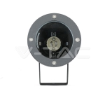 Тяло С Колче за Земя Алуминий Черно GU10 IP44