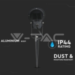 Тяло С Колче за Земя Алуминий Черно GU10 IP44