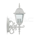 Фенер за Стена Четиристен Бял Малък