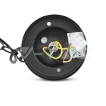 Градински Фенер 1 x E27 Черен Висящ