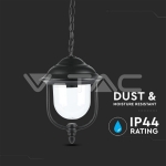 Градински Фенер 1 x E27 Черен Висящ