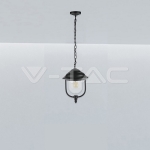 Градински Фенер 1 x E27 Черен Висящ