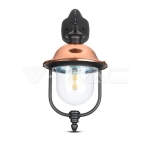 Градински Фенер 1 x E27 Черен Надолу