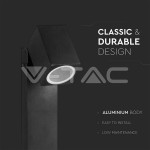 Наземна Градинска Лампа GU10 Bollard Регулируема Една Посока IP44