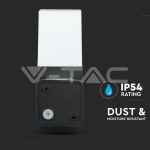 GU10 Градинска Стенна Лампа Черна Квадрат IP54