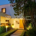 GU10 Градинска Наземна Лампа Черна Квадрат 80CM IP54