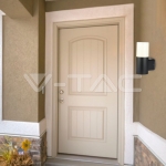 GU10 Градинска Стенна Лампа Черна Цилиндър IP54