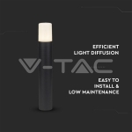 GU10 Градинска Наземна Лампа Черна Цилиндър 50CM IP54