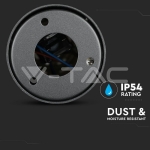 GU10 Градинска Наземна Лампа Черна Цилиндър 80CM IP54