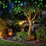 GU10 Градинска Наземна Лампа Черна Цилиндър 80CM IP54