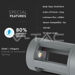 10W Лампа Сиво Тяло 25см 4000K
