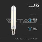 LED Крушка 4W Filament E14 T20 6000K