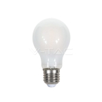 LED Крушка 7W Filament E27 A60 A++ Кръст Матирано Покритие Топло Бяла Светлина