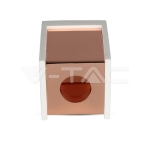 GU10 Гипсова Отливка Външен Монтаж Розово Златно Дъно