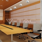 GU10 Гипсова Отливка Външен Монтаж Хромирано Дъно