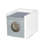 GU10 Гипсова Отливка Външен Монтаж Хромирано Дъно