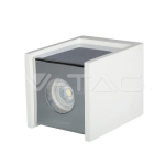 GU10 Гипсова Отливка Външен Монтаж Хромирано Дъно