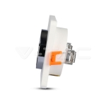 GU10 Гипсова Отливка Квадрат Хромиран Ринг