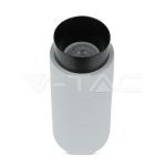 GU10 Гипсова Отливка Външен Монтаж Черно Дъно