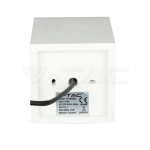 GU10 Гипсова Отливка Външен Монтаж Черно Дъно