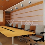 GU10 Гипсова Отливка Външен Монтаж Черно Дъно