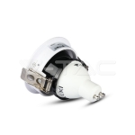 GU10 Отливка Кръг Бяло+Черно