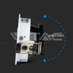 GU10 Отливка Кръг Бяло+Черно