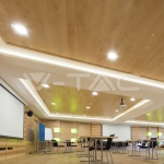 GU10 Отливка Квадрат Бяло+Розово Златоно