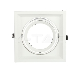 1xAR111 Тяло за Вграждане Бяло Тяло