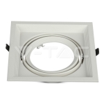 1xAR111 Тяло за Вграждане Бяло Тяло