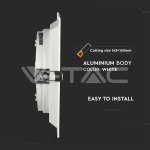 1xAR111 Тяло за Вграждане Бяло Тяло