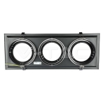 3xAR111 Тяло за Вграждане черно Тяло