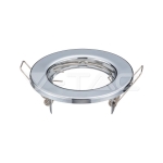 GU10 Корпус Луна Кръг Неоринтируема Хром 2бр/кутия