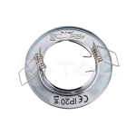 GU10 Корпус Луна Кръг Неоринтируема Хром 2бр/кутия