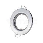 GU10 Корпус Луна Кръг Неоринтируема Хром 2бр/кутия