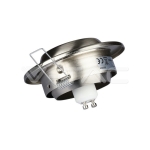 GU10 Корпус Луна Кръг Променлив Ъгъл Сатен Никел