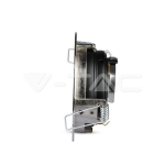 GU10 Корпус Луна Кръг Сатен Никел