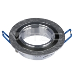 1*GU10 Корпус Луна Кръг Алуминий