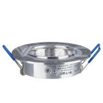 1*GU10 Корпус Луна Кръг Алуминий