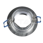 1*GU10 Корпус Луна Кръг Алуминий