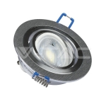 1*GU10 Корпус Луна Кръг Алуминий