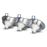 3*GU10 Корпус Луна Кръг Алуминий