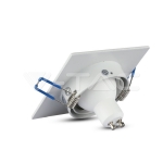 1*GU10 Корпус Луна Квадрат Бяла